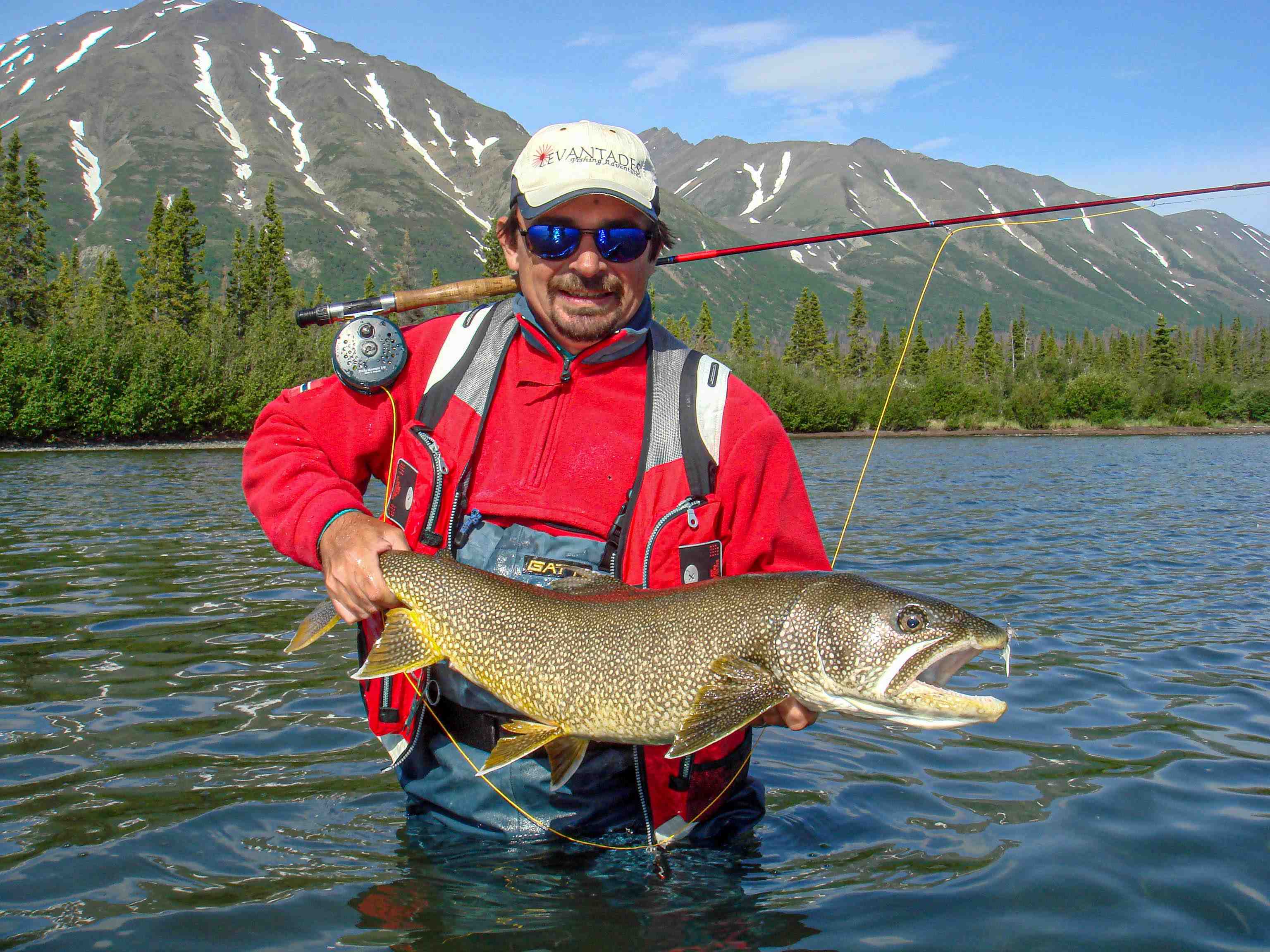 Dalton Trail Lodge, Yukon fly fishing for lake trout, pike, grayling and  rainbow trout